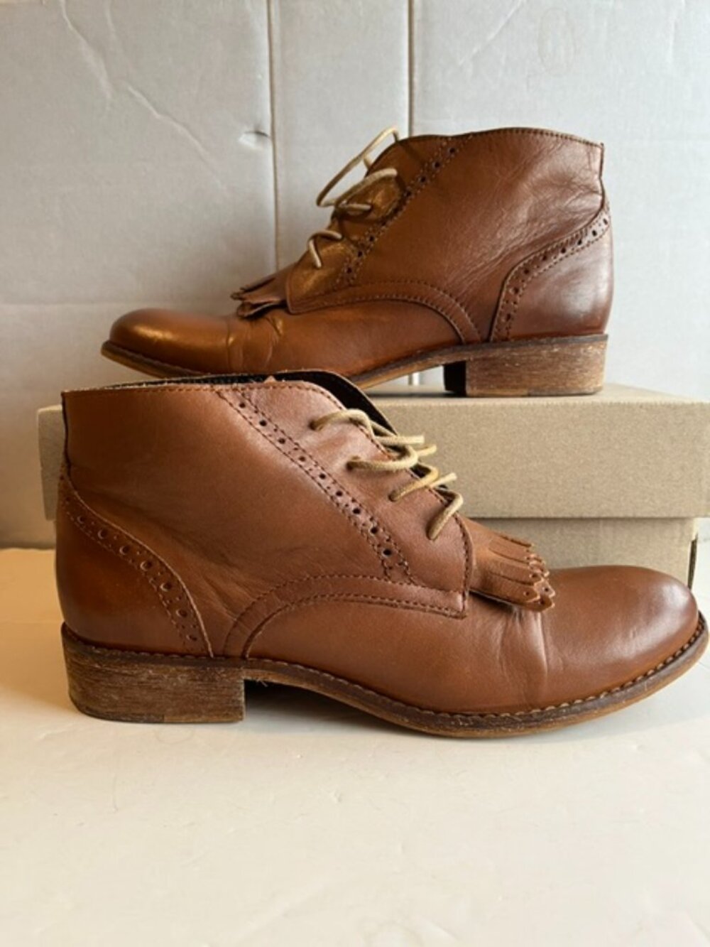 FAB Western style leather boots.